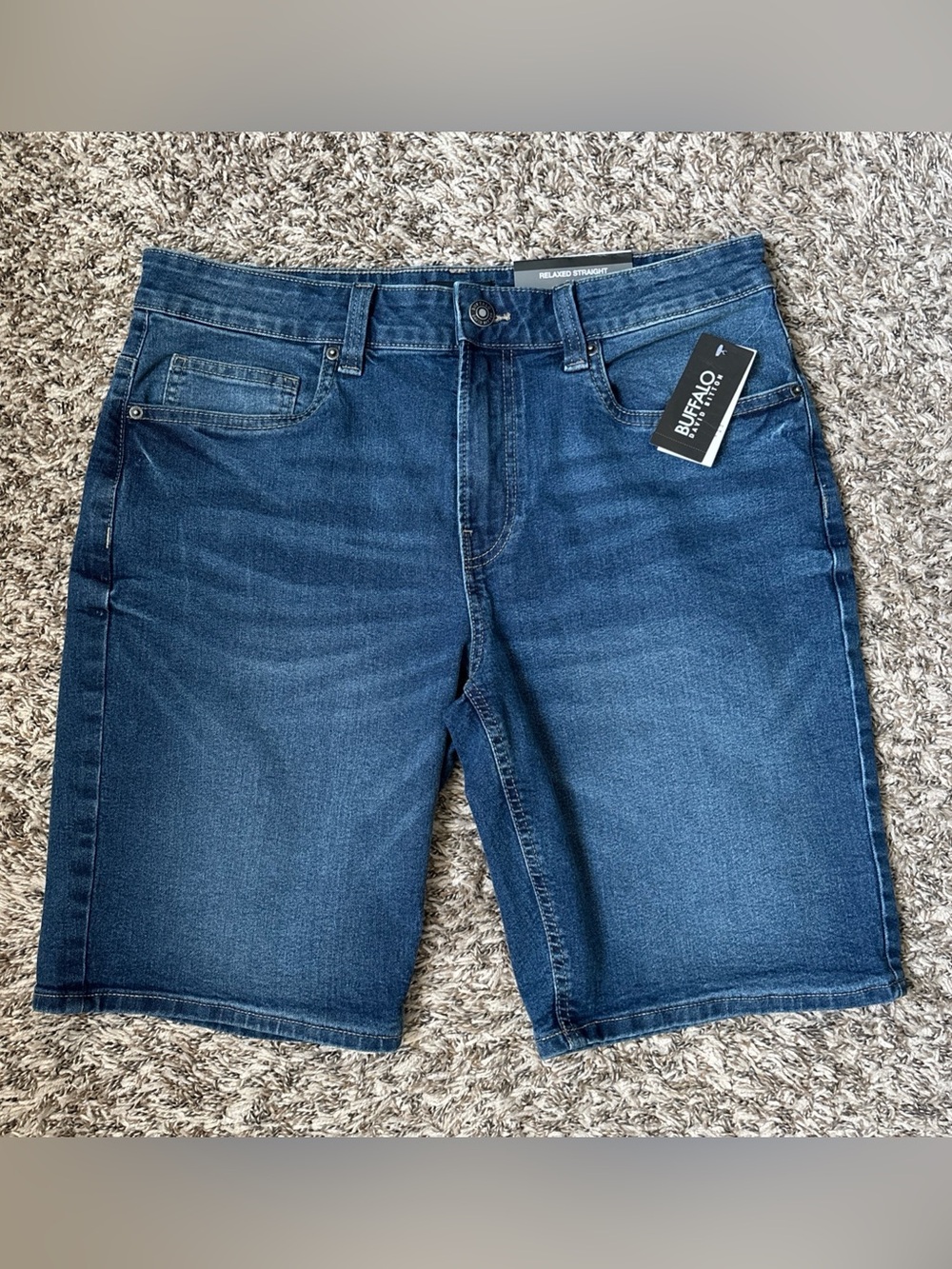 Buffalo David Bitton Men’s Blue Denim Jean Shorts